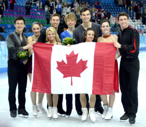 加拿大冬奧隊拿下花式滑冰團體賽銀牌