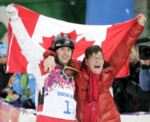 加拿大選手Alex Bilodeau與哥哥