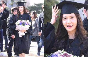 韓國少女時代的潤娥日前大學畢業了！穿著學士袍的她是校園中最受矚目的畢業生！p1045-a5-01