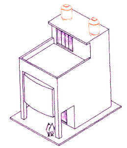 古井與水塔：水塔應相互對襯，才呈吉祥。p1060-a1-01