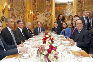 法國總統與各國領袖餐聚p1085-a4-01b