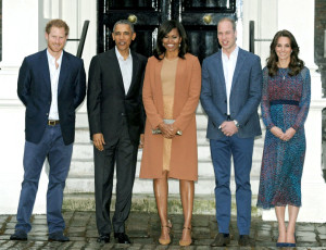 哈利王子、歐巴馬、蜜雪兒、威廉王子和凱特王妃p1106-a1-02