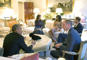 歐巴馬伉儷與威廉王子伉儷交談p1106-a1-04
