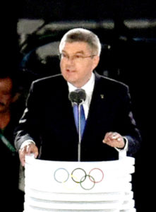 國際奧委員會（IOC）主席巴赫致詞籲世界團結p1121-a1-09