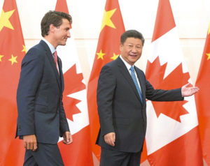 習近平歡迎加拿大總理杜魯道參加G20峰會p1124-a4-01a