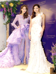 藝人隋棠（左）、謝沛恩（右）日前在台北出席禮服品牌開幕活動，兩人穿著高級訂製禮服現身。p1127-a5-01