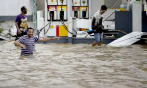 颶風重創波多黎各，各地淹水嚴重。