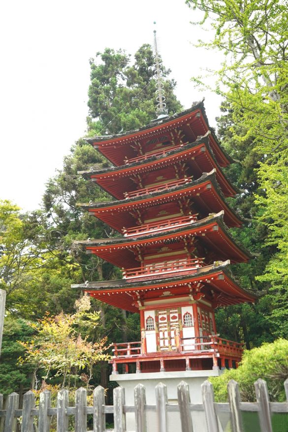 舊金山「日本花園」日式樓塔
