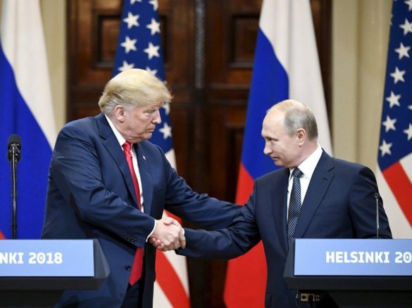 美國總統川普日前與俄國總統普丁在芬蘭首都赫爾辛基首度舉行峰會